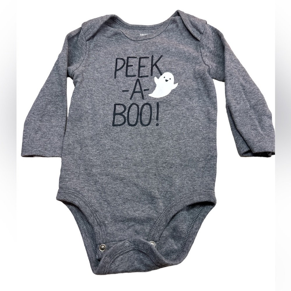 Carters Halloween Long-sleeved Onsie 6 Months Bundle Item